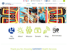 Tablet Screenshot of gardnerfamilyhealth.org